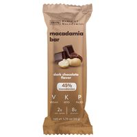 House of Macadamias Dark Chocolate Protein Bar